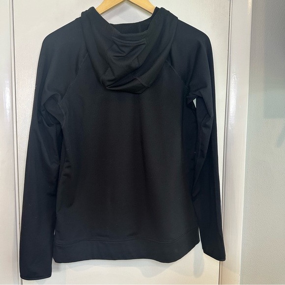 Nike Dri-Fit Women’s Thermal Hooded Cowl Neck Black Sweatshirt. Size: Large. - Picture 6 of 9